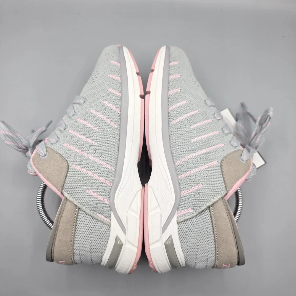 Zeba Sneakers‎ Womens 7 Gray Pink Hands Free Step In Walking Comfort Shoes NWOB